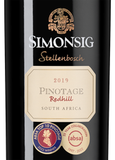 Вино Redhill Pinotage, (142650), красное сухое, 2019 г., 0.75 л, Пинотаж Редхилл цена 5990 рублей