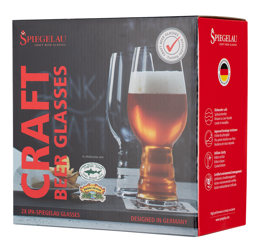 Набор из 2-х бокалов Spiegelau Craft Beer для пива, 0.54л, (129370), Чешская Республика, хрустальное стекло, 0.54 л, Шпигелау Крафт Бир ИПА (набор по 2), цена 2780 рублей