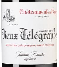 Вино Chateauneuf-du-Pape Vieux Telegraphe La Crau, (113144), красное сухое, 2014 г., 0.75 л, Шатонеф-дю-Пап Вьё Телеграф Ля Кро цена 19990 рублей