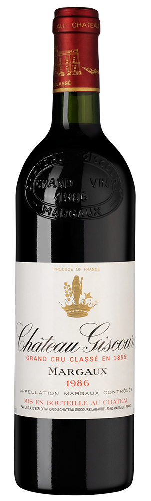 Вино Chateau Giscours, 1986, (157639), Франция, Бордо, красное, сухое, 0.75 л, Шато Жискур, цена 44990 рублей