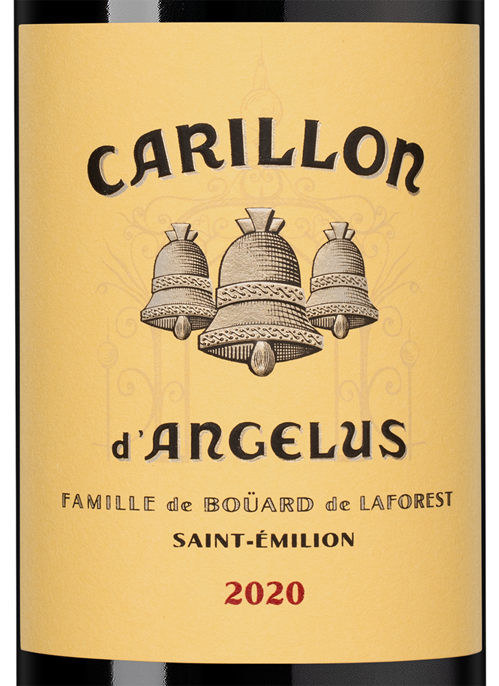 Вино Le Carillon d'Angelus (Saint-Emilion), Chateau Angelus, 2020, (133916), Франция, Бордо, красное, сухое, 0.75 л, Ле Карийон д'Анжелюс, цена 34990 рублей