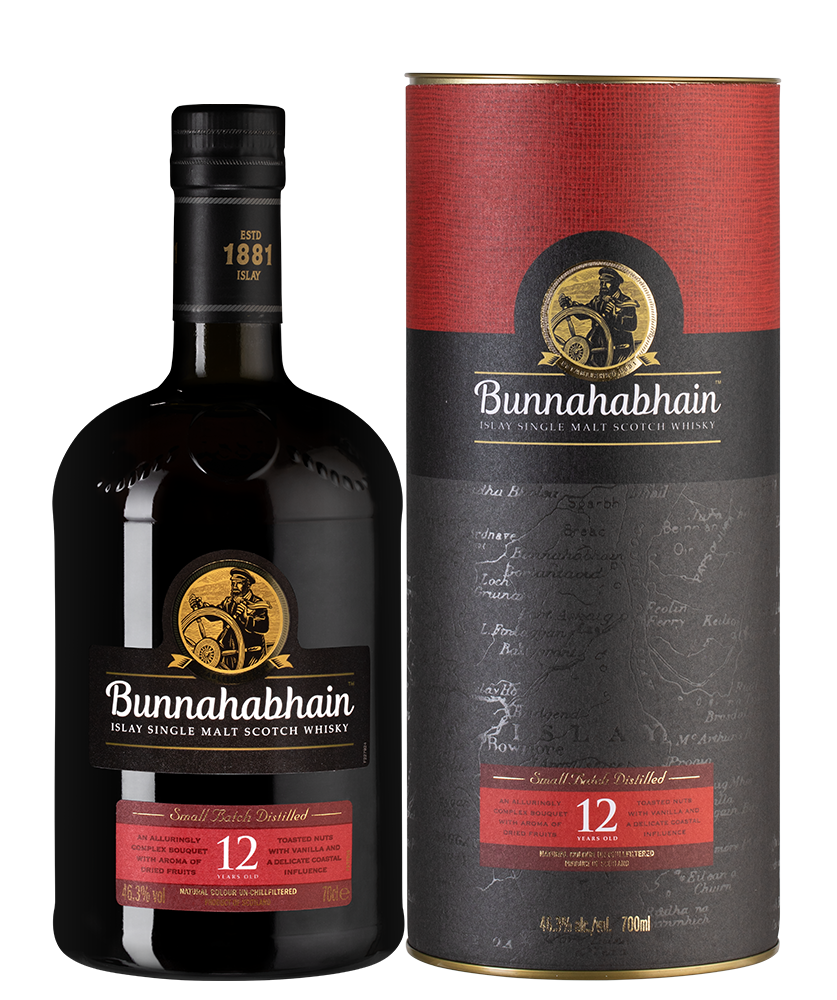 Виски Bunnahabhain Aged 12 Years в подарочной упаковке, (143237), Шотландия, Айла, 0.7 л, Буннахавэн Эйджд 12 Лет, цена 15990 рублей