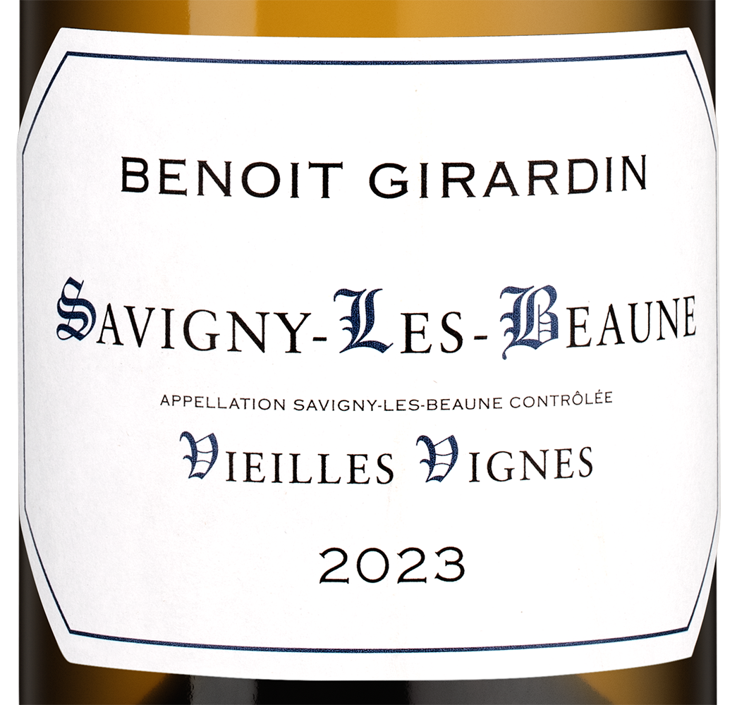 Вино Savigny-Les-Beaune Vieilles Vignes, Benoit Girardin, 2023, (158101), Франция, Бургундия, белое, сухое, 0.75 л, Савиньи-Ле-Бон Вьей Винь, цена 12490 рублей