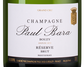Шампанское Reserve Bouzy Grand Cru Brut, (145097), белое брют, 0.75 л, Резерв Бузи Гран Крю Брют цена 11490 рублей