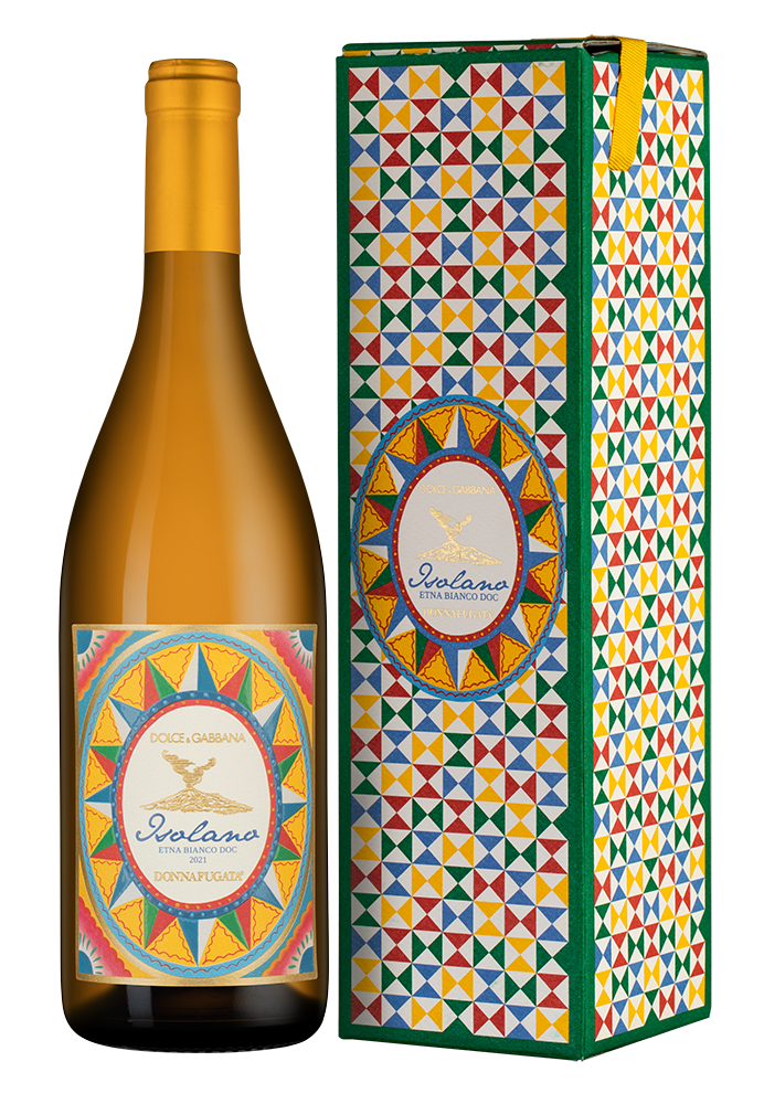 Вино Dolce&Gabbana Isolano в подарочной упаковке, Donnafugata, 2021, (144650), Италия, Сицилия, белое, сухое, 0.75 л, Изолано, цена 9990 рублей