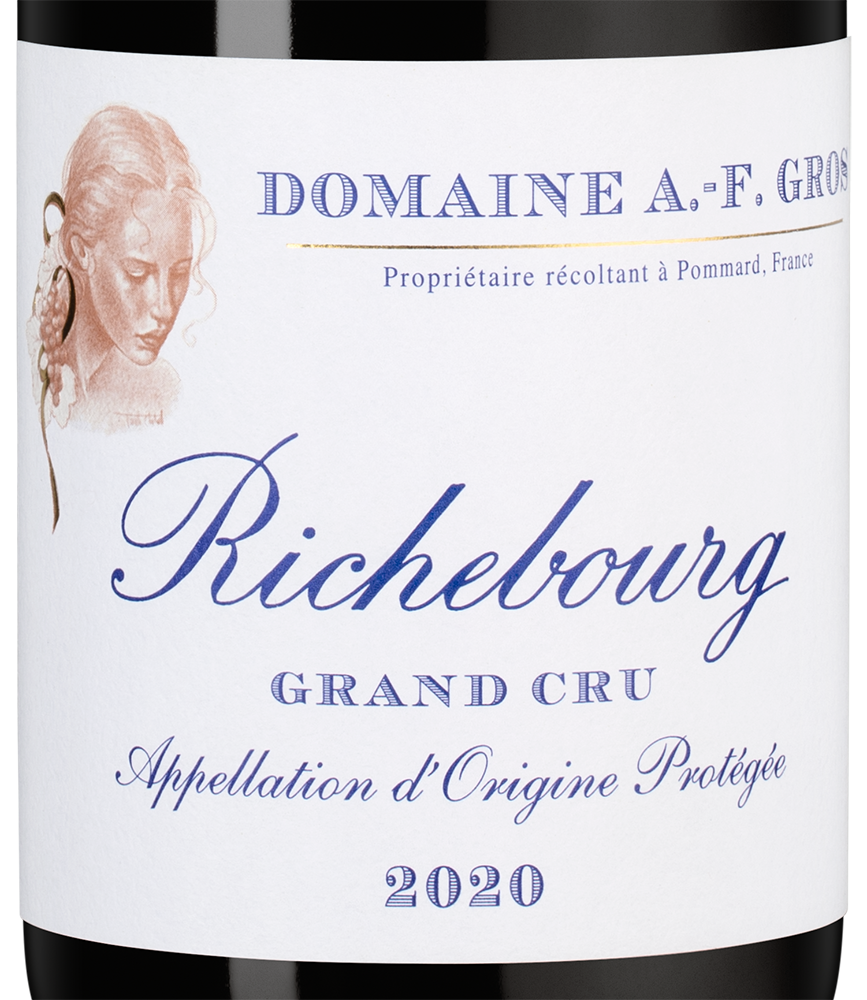 Вино Richebourg Grand Cru, Domaine Anne-Francoise Gros, 2020, (154059), Франция, Бургундия, красное, сухое, 0.75 л, Ришбур Гран Крю, цена 289990 рублей