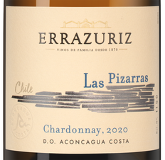 Вино Las Pizarras Chardonnay , (138006), белое сухое, 2020, 0.75 л, Лас Писаррас Шардоне цена 17490 рублей