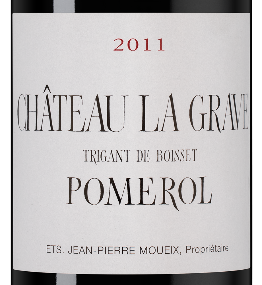 Вино Chateau La Grave, Jean-Pierre Moueix, 2011, (141686), Франция, Бордо, красное, сухое, 0.75 л, Шато Ла Грав, цена 13990 рублей
