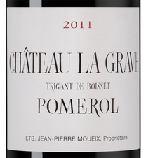 Вино Chateau La Grave, (141686), красное сухое, 2011 г., 0.75 л, Шато Ла Грав цена 11990 рублей