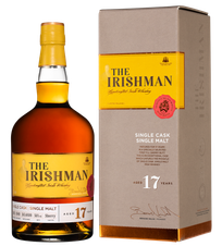 Виски The Irishman 17 YO Single Malt, gift box, (126725), gift box в подарочной упаковке, Односолодовый 17 лет, Ирландия, 0.7 л, Зе Айришмен 17 Лет цена 24990 рублей