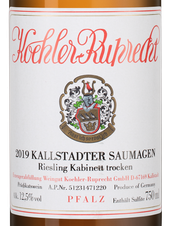 Вино Kallstadter Saumagen Riesling Kabinett, (147466), белое сухое, 2019, 0.75 л, Рислинг Кальштадтер Заумаген Кабинет цена 5990 рублей