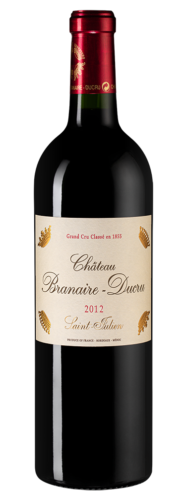 Вино Chateau Branaire-Ducru, 2012, (159037), Франция, Бордо, красное, сухое, 0.75 л, Шато Бранер-Дюкрю, цена 17490 рублей