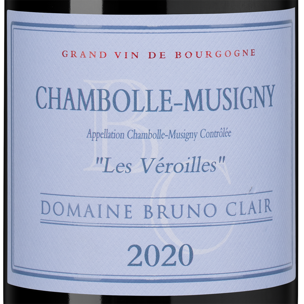 Вино Chambolle-Musigny Les Veroilles, Domaine Bruno Clair, 2020, (155104), Франция, Бургундия, красное, сухое, 0.75 л, Шамболь-Мюзиньи Ле Веруай, цена 27490 рублей