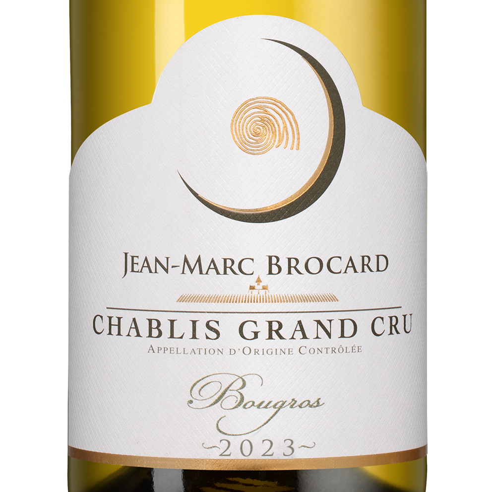 Вино Chablis Grand Cru Bougros, Jean-Marc Brocard (Domaine Sainte-Claire), 2023, (153138), Франция, Бургундия, белое, сухое, 0.75 л, Шабли Гран Крю Бугро, цена 22490 рублей