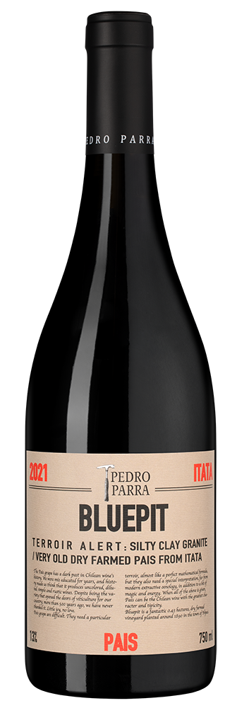 Вино Pais Bluepit, Pedro Parra y Familia, 2021, (151066), Чили, Южный регион, красное, сухое, 0.75 л, Паис Блюпит, цена 12490 рублей