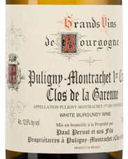 Вино Puligny-Montrachet Premier Cru Clos de la Garenne, (140461), белое сухое, 2020 г., 0.75 л, Пюлиньи-Монраше Премье Крю Кло де ла Гарен цена 25990 рублей