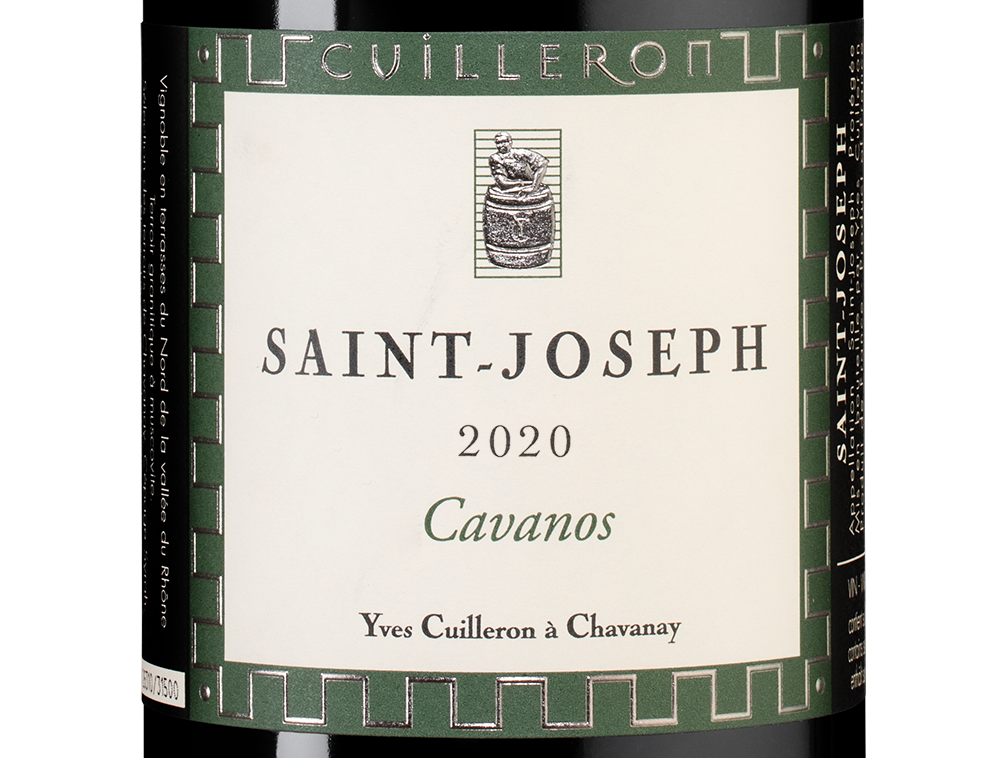 Вино Saint-Joseph Cavanos, Yves Cuilleron, 2020, (138988), Франция, Долина Роны, красное, сухое, 0.75 л, Сен-Жозеф Каванос, цена 9990 рублей