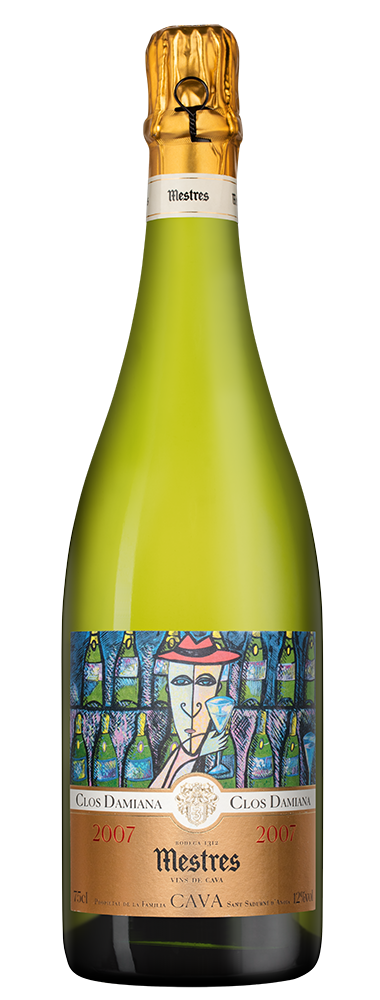 Игристое вино Cava Damiana Gran Reserva, Mestres, 2007, (141060), Испания, Каталония, белое, экстра брют, 0.75 л, Кава Дамиана Гран Ресерва, цена 22990 рублей