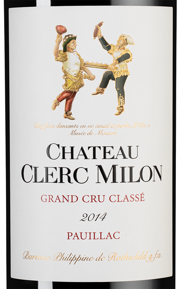 Вино Chateau Clerc Milon (Pauillac), 2014, (151910), Франция, Бордо, красное, сухое, 0.75 л, Шато Клер Милон, цена 37490 рублей