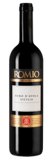 Вино Romio Nero d'Avola, (128765), красное полусухое, 2019 г., 0.75 л, Ромио Неро д'Авола цена 990 рублей