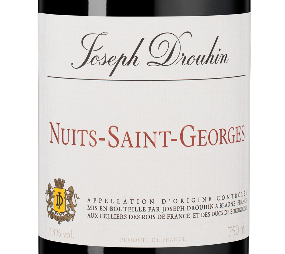 Вино Nuits-Saint-Georges, Joseph Drouhin, 2021, (147986), Франция, Бургундия, красное, сухое, 0.75 л, Нюи-Сен-Жорж, цена 24990 рублей