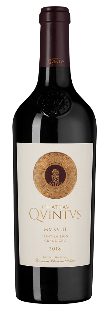 Вино Chateau Quintus (Saint-Emilion Grand Cru), 2018, (119955), Франция, Бордо, красное, сухое, 0.75 л, Шато Кинтюс, цена 44990 рублей