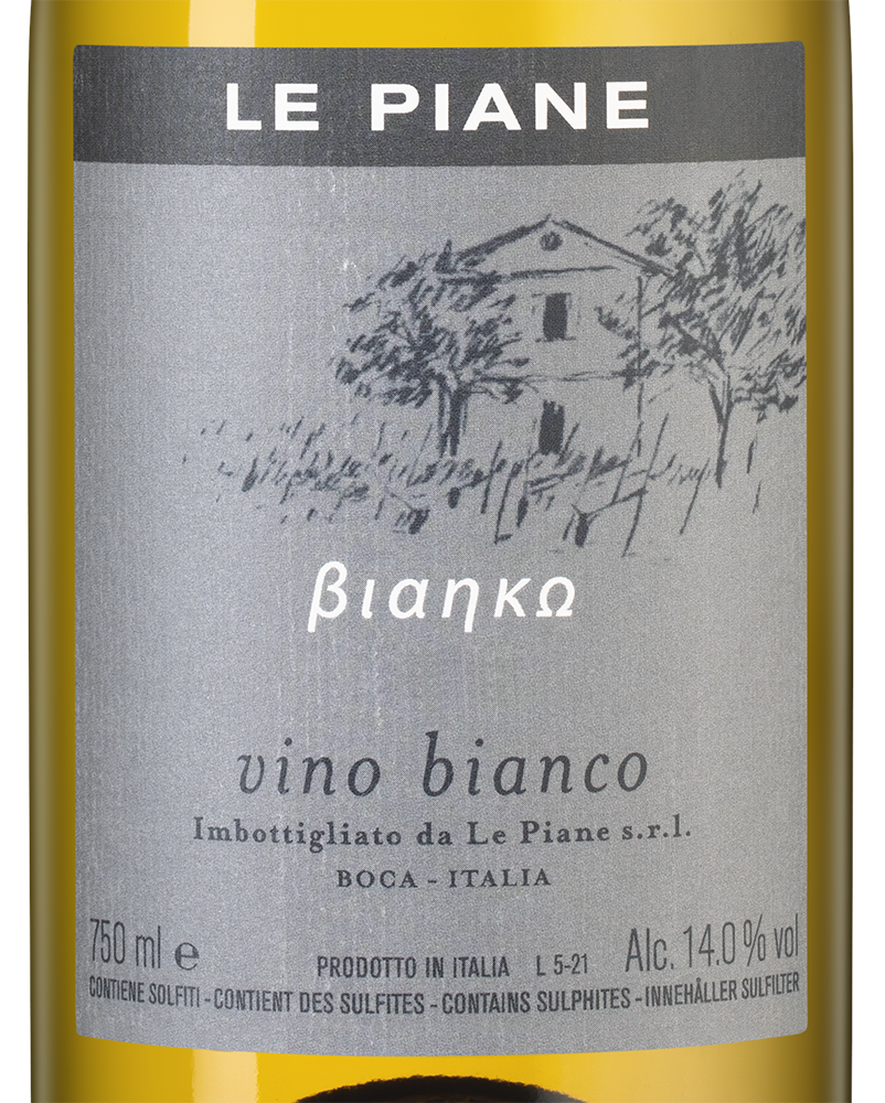 Вино Bianko, Le Piane, 2023, (152271), Италия, Пьемонт, белое, сухое, 0.75 л, Бьянко, цена 9290 рублей