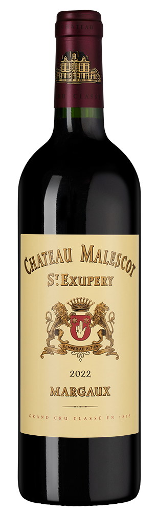 Вино Chateau Malescot Saint-Exupery (Margaux), 2022, (146288), Франция, Бордо, красное, сухое, 0.75 л, Шато Малеско Сент-Экзюпери, цена 22990 рублей