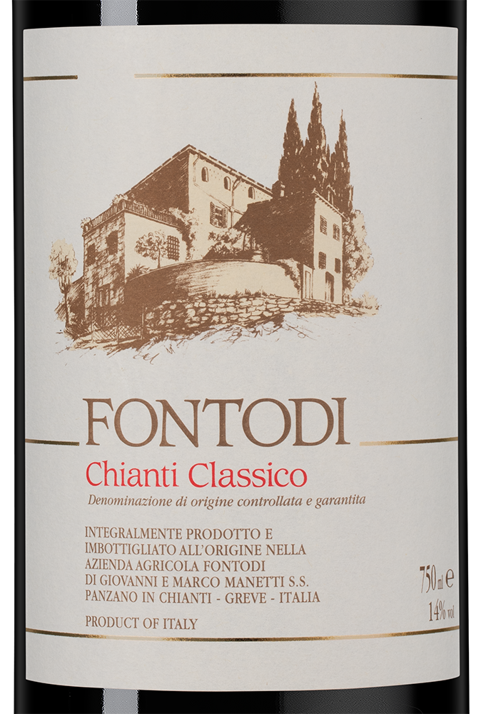 Вино Chianti Classico, Fontodi, 2022, (157455), Италия, Тоскана, красное, сухое, 0.75 л, Кьянти Классико, цена 10490 рублей