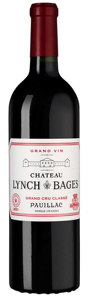 Вино Chateau Lynch-Bages (Pauillac), 2021, (141465), Франция, Бордо, красное, сухое, 0.75 л, Шато Линч-Баж, цена 42490 рублей