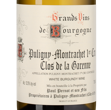 Вино Puligny-Montrachet Premier Cru Clos de la Garenne, (145447), белое сухое, 2021 г., 0.75 л, Пюлиньи-Монраше Премье Крю Кло де ла Гарен цена 27490 рублей