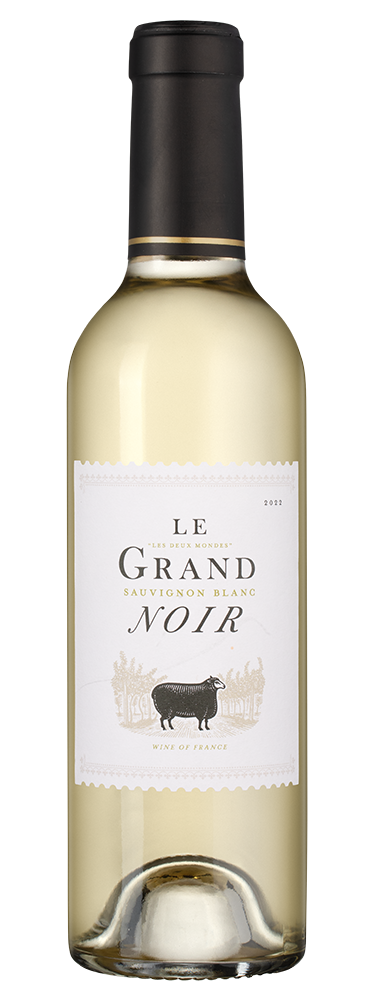 Вино Le Grand Noir Sauvignon Blanc, 2022, 0.375л, (146670), Франция, Лангедок-Руссильон, белое, сухое, 0.375 л, Ле Гран Нуар Совиньон Блан, цена 1290 рублей