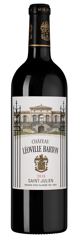 Вино Chateau Leoville Barton (Saint-Julien), Chateau Leoville-Barton, 2018, (149052), Франция, Бордо, красное, сухое, 0.75 л, Шато Леовиль-Бартон, цена 32490 рублей