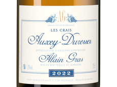 Вино Domaine Alain Gras Auxey-Duresses Les Crais