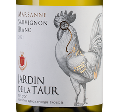 Вино Jardin de la Taur Marsanne Sauvignon blanc, (134247), белое сухое, 2021 г., 0.75 л, Жарден де ля Тор Марсан Совиньон блан цена 1190 рублей
