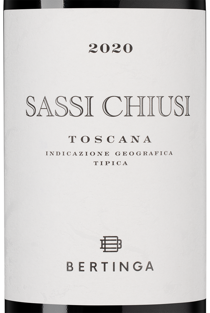 Вино Sassi Chiusi, Bertinga, 2020, (157583), Италия, Тоскана, красное, сухое, 0.75 л, Сасси Кьюзи, цена 6990 рублей
