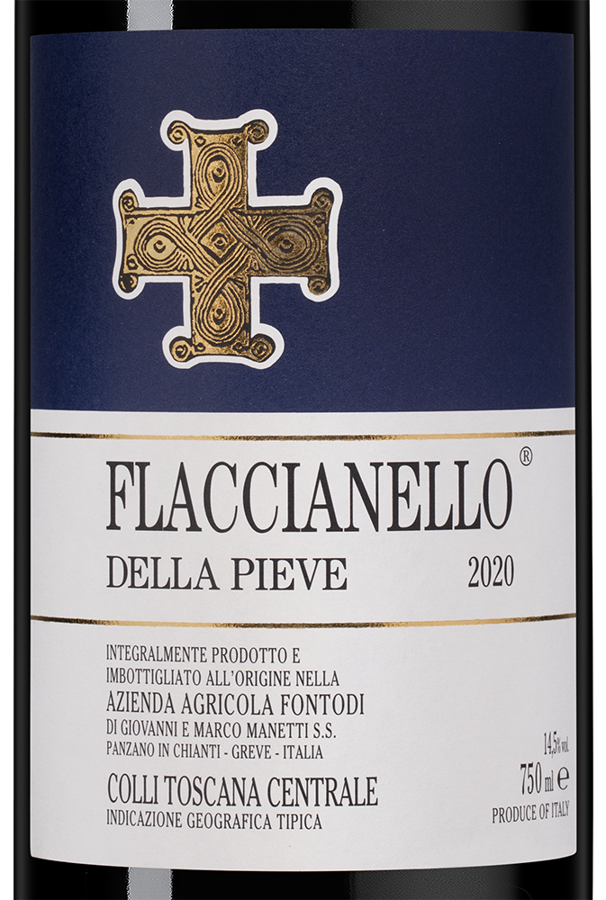 Вино Flaccianello della Pieve, Fontodi, 2020, (149468), Италия, Тоскана, красное, сухое, 0.75 л, Флаччанелло делла Пьеве, цена 36490 рублей