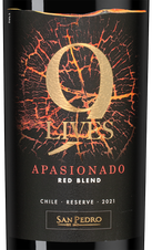 Вино 9 Lives Apasionado Red Blend Reserve, (141355), красное полусухое, 2021 г., 0.75 л, 9 Лайвс Апасионадо Резерв цена 1390 рублей