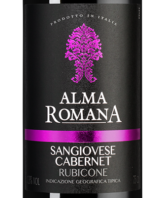 Вино Alma Romana Sangiovese / Cabernet, (132282), Италия, Венето, красное, полусухое, 0.75 л, Альма Романа Каберне Совиньон, цена 1190 рублей