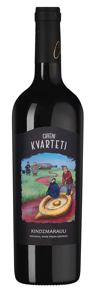 Вино Kvarteti Kindzmarauli, Shilda Estate, 2024, (158274), Грузия, Кахетия, красное, полусладкое, 0.75 л, Чвени Квартети Киндзмараули, цена 1690 рублей