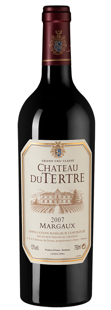 Вино Chateau du Tertre, 2007, (158642), Франция, Бордо, красное, сухое, 0.75 л, Шато дю Тертр, цена 14990 рублей
