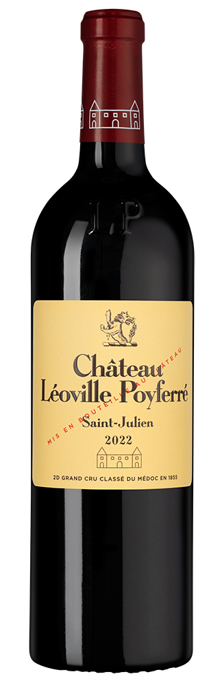Вино Chateau Leoville-Poyferre (Saint-Julien), 2022, (146302), Франция, Бордо, красное, сухое, 0.75 л, Шато Леовиль Пуаферре, цена 39990 рублей