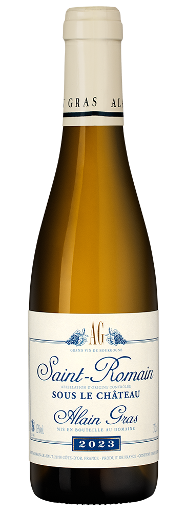 Вино Saint-Romain Blanc, Domaine Alain Gras, 2023, 0.375л, (155277), Франция, Бургундия, белое, сухое, 0.375 л, Сен-Ромен Блан, цена 9490 рублей