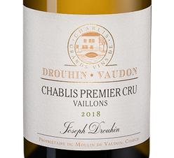 Вино Chablis Premier Cru Vaillons, (117697), белое сухое, 2018 г., 0.75 л, Шабли Премье Крю Вайон цена 12990 рублей