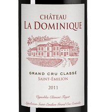 Вино Chateau la Dominique, (137912), красное сухое, 2011 г., 0.75 л, Шато ля Доминик цена 11190 рублей