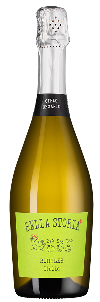 Игристое вино Bio Bio Bubbles Extra Dry, Cielo, (154872), Италия, белое, брют, 0.75 л, Био Био Бабблс Экстра Драй, цена 1418 рублей