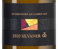 Вино из сорта Сильванер Escherndorf am Lumpen 1655 Silvaner GG