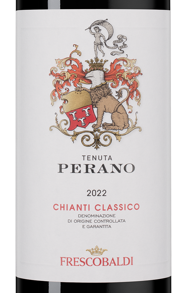 Вино Tenuta Perano Chianti Classico в подарочной упаковке, Frescobaldi, 2022, (160056), Италия, Тоскана, красное, сухое, 0.75 л, Тенута Перано Кьянти Классико, цена 6990 рублей