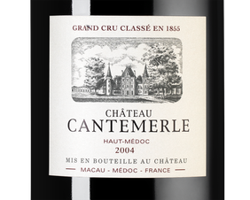 Вино Chateau Cantemerle (Haut-Medoc), (148721), красное сухое, 2004, 1.5 л, Шато Кантмерль цена 27490 рублей