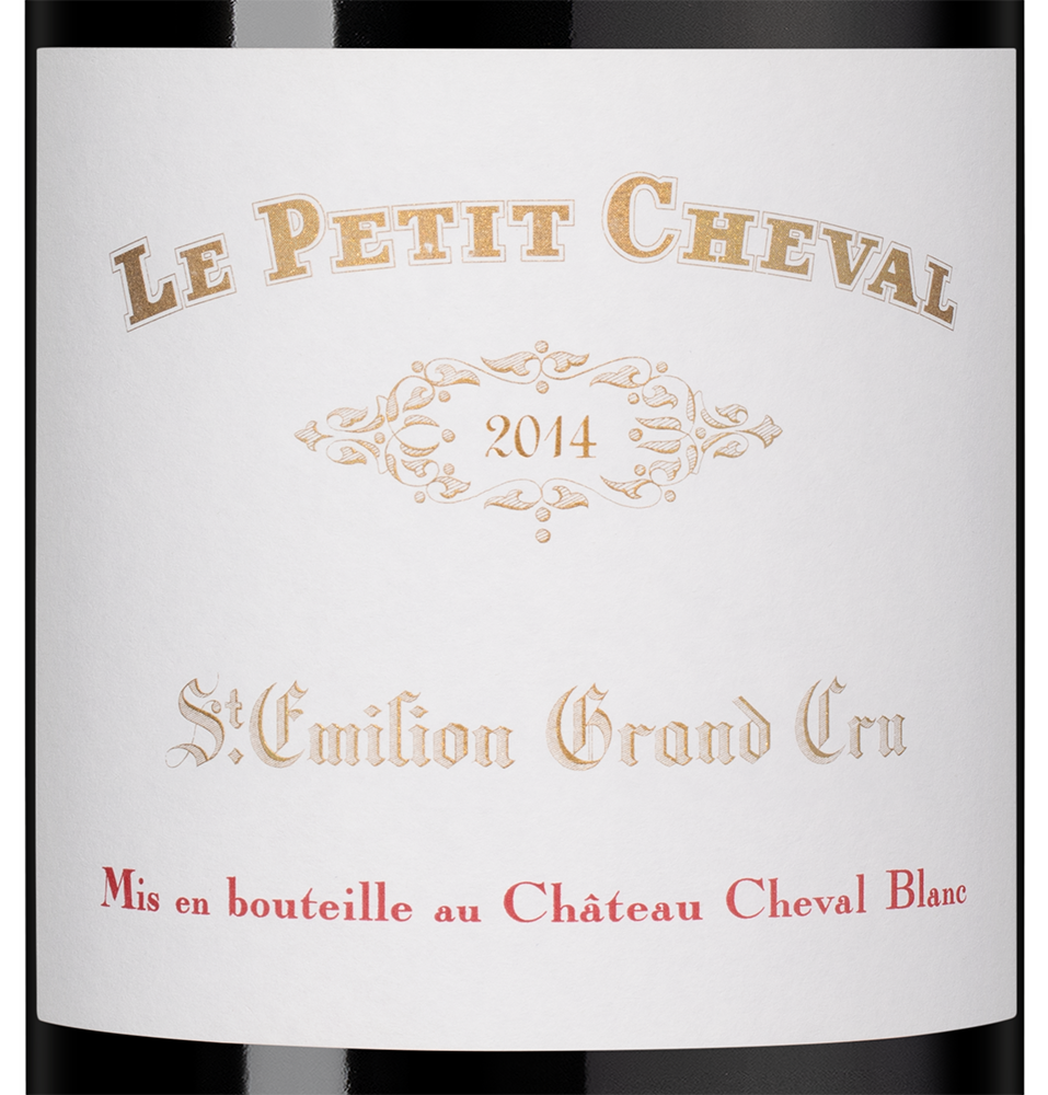 Вино Le Petit Cheval (Saint-Emilion Grand Cru), Chateau Cheval Blanc, 2014, 1.5л, (150939), Франция, Бордо, красное, сухое, 1.5 л, Ле Пти Шеваль, цена 154990 рублей